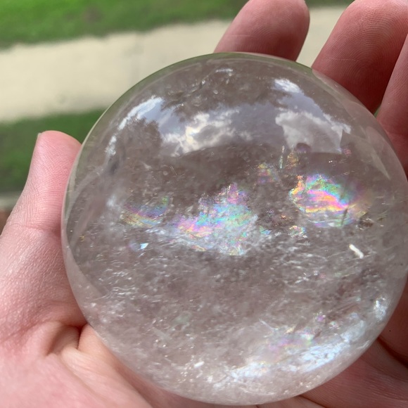 Clear Quartz Sphere - Picture 3 of 15